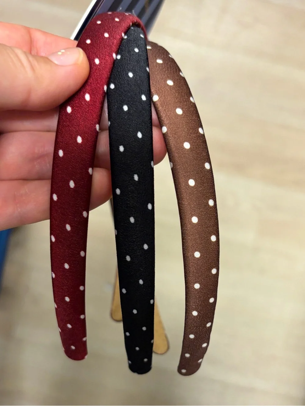 NWT ⚜️♥️⚜️ Piper K Polka Dot Headband Set of 3